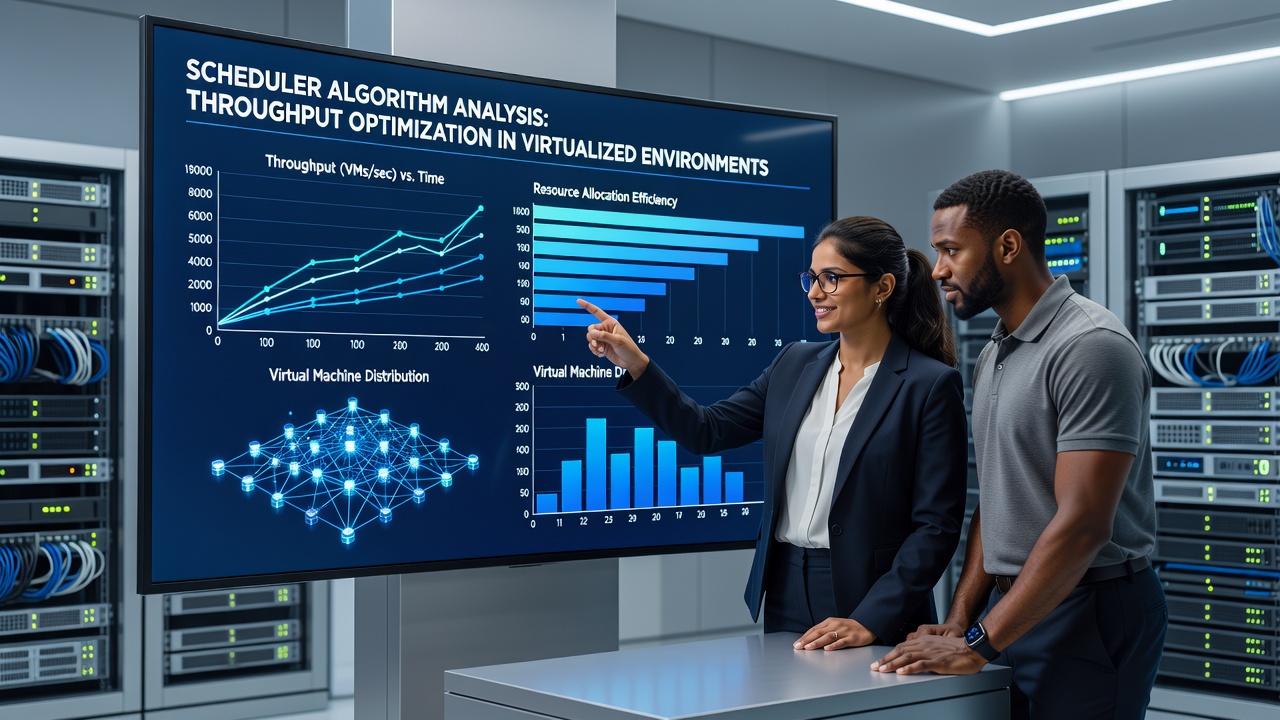 Examining Scheduler Algorithms for Improved Throughput in Virtualized Computing Scenarios